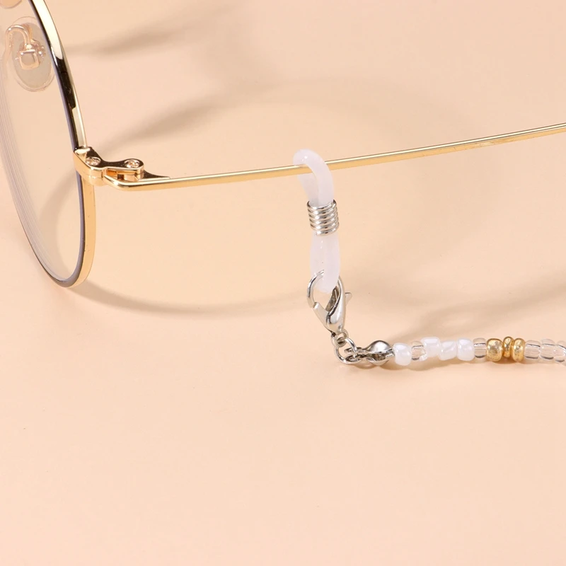 Шнурок с бусинами разных цветов для взрослых цепочка-маска бусины в виде риса