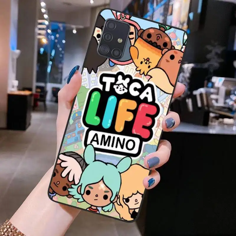 Чехол для телефона Toca с принтом Бока тока Life World game Samsung Galaxy S20 FE plus Ultra S6 S7 edge S8 S9 S10 5G