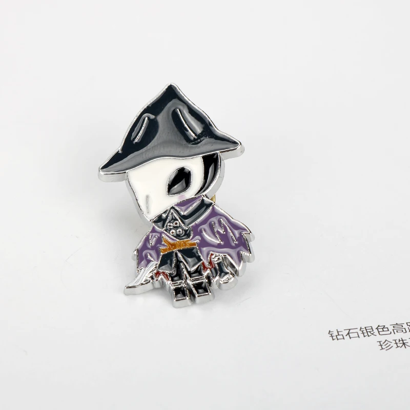 dongsheng jewelry Game Bloodborne Brooches Eileen The Crow Enamel Badge Lapel Pin Hunters Figure Pins For Women Men Gift Cosplay | Украшения