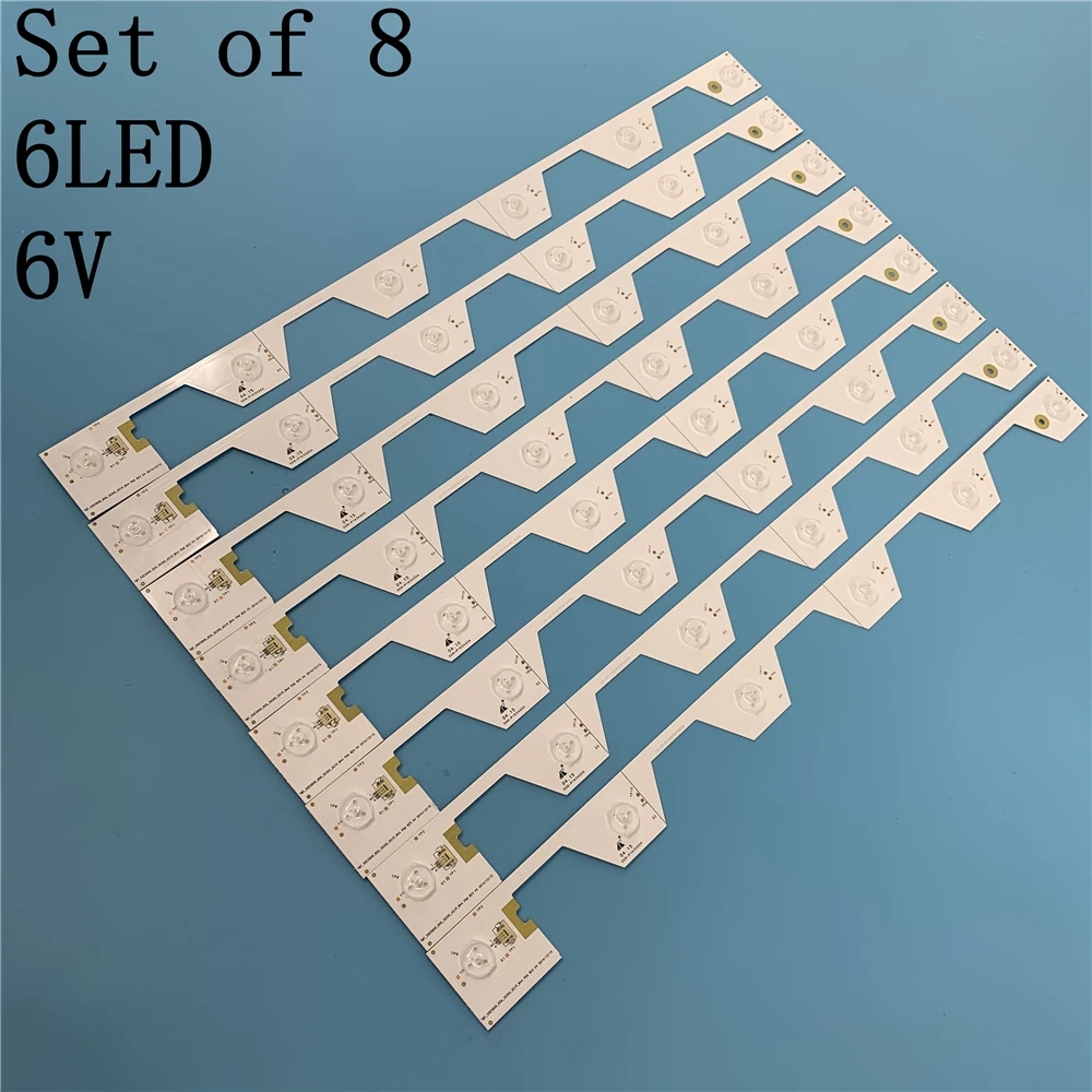 

LED Backlight strip 6 lamp For TCL U50S6806S L50E5800A LVU500NDEL SW-4C-LB5006-YH2 4C-LB5006-HR2 LB5005 TMT_50E5800_8X6_3030C