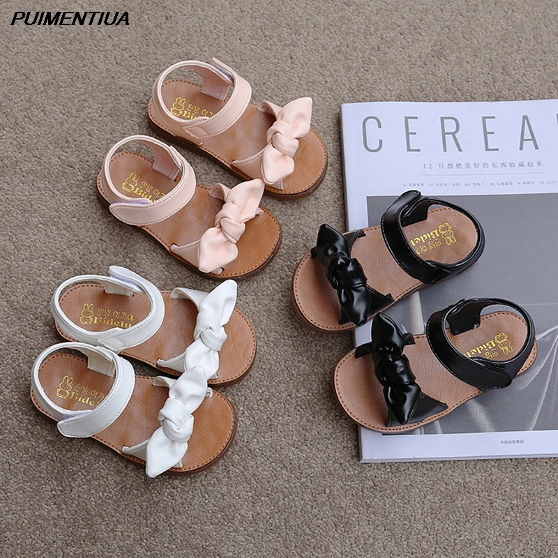 

Girls Sandals Fashion Princess Classic Baby Girl Kids Summer Sandals Children Sweet Summer Shoes Soft Size 21-30 Bow-knot