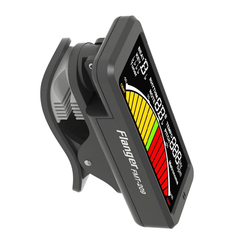 Flanger Гитарные тюнеры с клипсовым дизайном 3 в 1 метрономы тюнер тональным