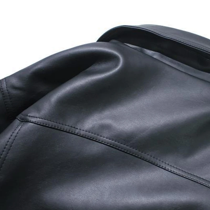 

Arrival 2021 New Hot Sale Spring Motorcycle Loose Youth Casual Pu Coat Students Synthetic Leather Jacket Men Turn-down Collar