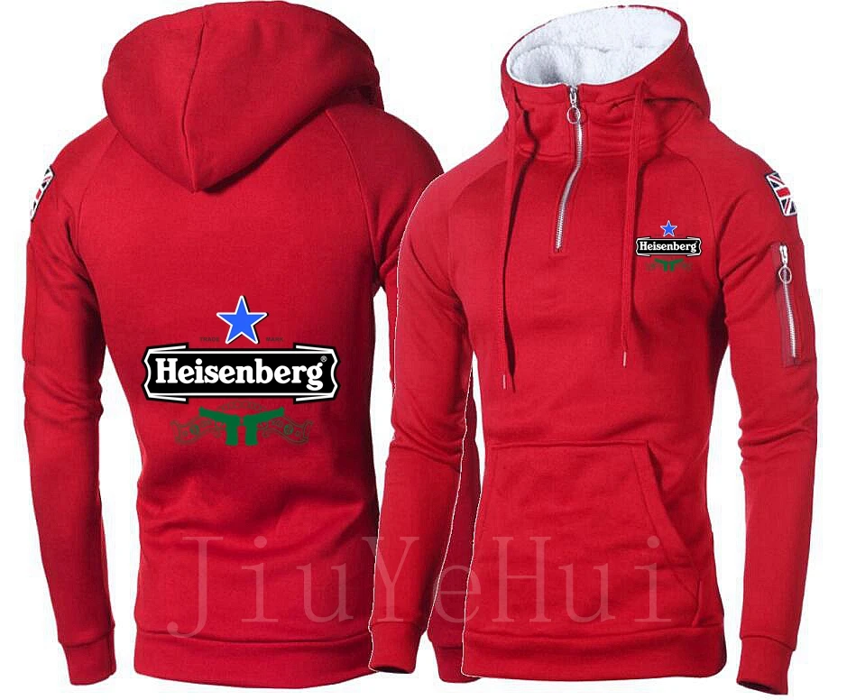 Модная толстовка с капюшоном на молнии во все тяжкие мужские кофты хайзенберга