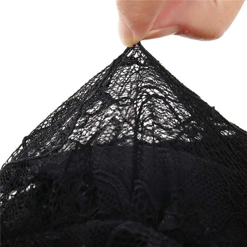 Women Lace Underwear Floral Solid Color Lingerie Backless Bras Female Brassiere With Removable Chest Pads Wireless Bra | Женская одежда