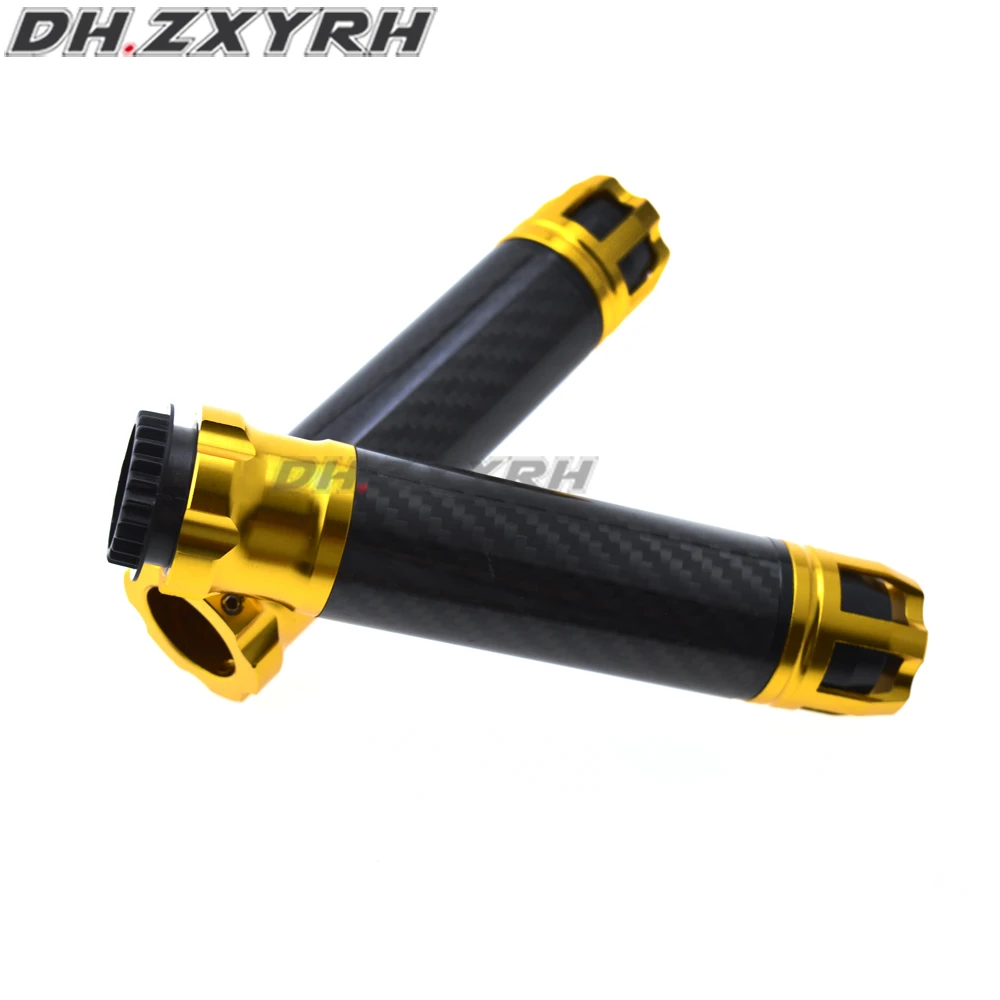 Руль мотоциклетный из углеродного волокна 7/8 дюйма 22 мм для Yamaha Suzuki Kawasaki Honda Benelli