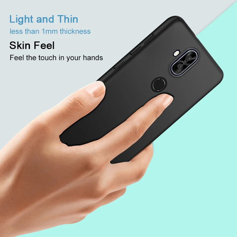 Жесткий чехол IMAK Jazz для Asus Zenfone 5 Lite ZC600KL роскошный глянцевый из поликарбоната с