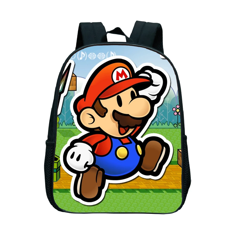 10 Рюкзак Super Mario Bros для детей, портфель для мальчика, детский рюкзак для детского сада, школьные сумки с героями мультфильмов, лучший подарок, рюкзак - Цвет: 10