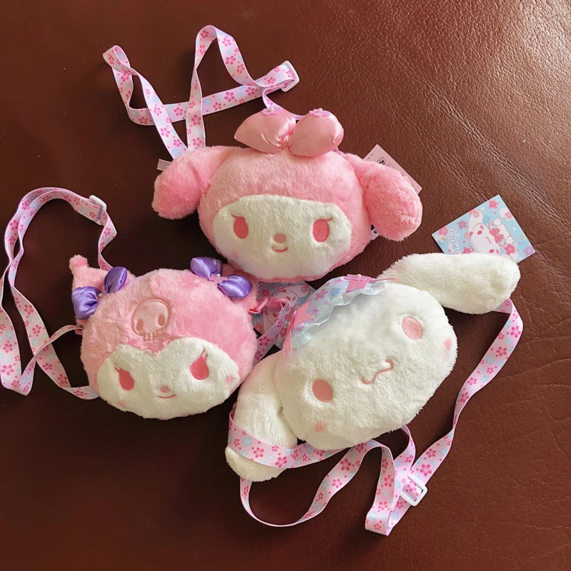 

Сумки-мессенджеры в японском стиле Kawaii Sakura аниме сумка на плечо плюшевая Сумка Кошелек для монет милый подарок для девушки студента детей р...