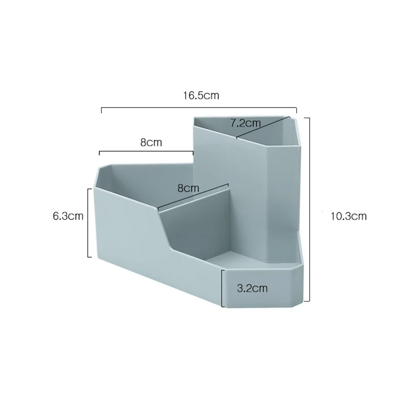 Настольная угловая коробка для хранения органайзер макияжа косметический