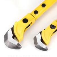 quick rebar wrench straight thread universal pipe pliers high carbon steel industrial grade durable pipe wrench high torque tool