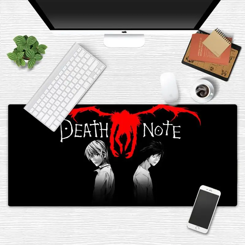 

Death Note Keyboards Mat Rubber Gaming Desk Mat Desk Table Protect Game Office Work Mouse Mat pad 2 3 mm Non-slip Laptop Cushion
