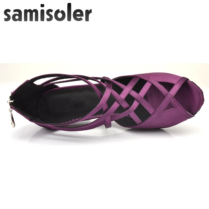 Samisoler/Лидер продаж; Женская Профессиональная танцевальная обувь для бального зала; женские туфли для танцев; туфли для латинских танцев на каблуке 5-10 см