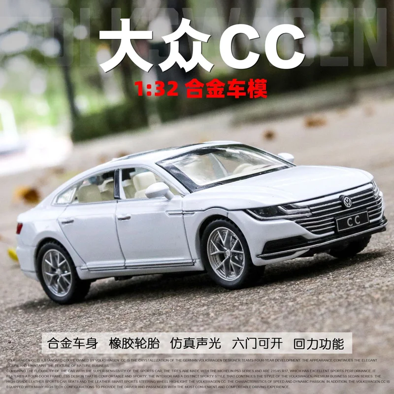 1/32 весы Volkswagen CC Литой Сплав тяга автомобиль коллекционные игрушки подарки для