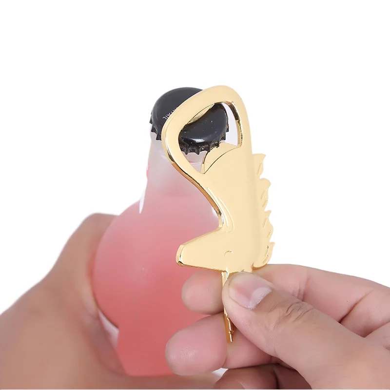 

Gold Unicorn Shaped Beer Bottle Opener European and American Creative Wedding Favours Opener Tools Bar Accessories Gadgets