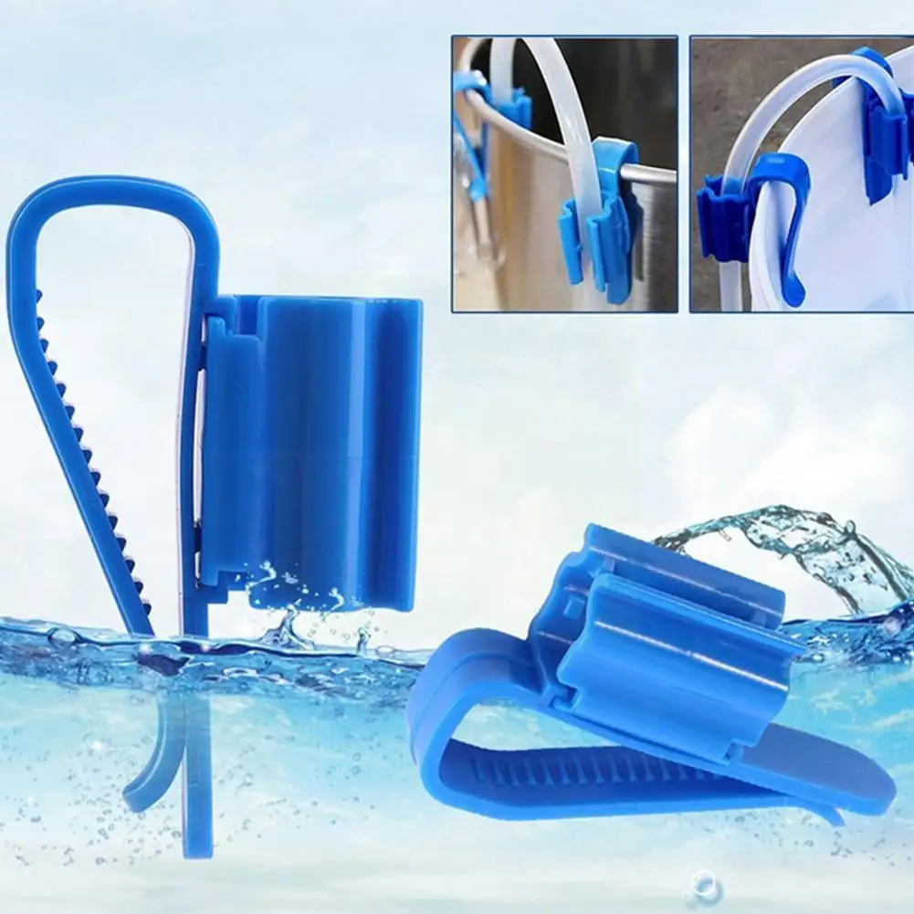 

Home Brew Bucket Clip Pipe Syphon Tube Flow Control Beer Filter Pipe Wine Aquarium Holder Fish Filtration Clamp Hose Water U8b5