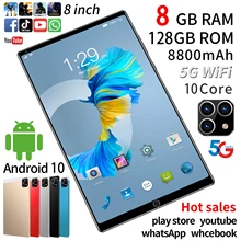 New Tablet P40 8 Inch RAM 8GB ROM 256GB Dual SIM Wifi Bluetooth On-Line Class PC TabletsGPS Type-C Andriod 9.1  Free Shipping (4)