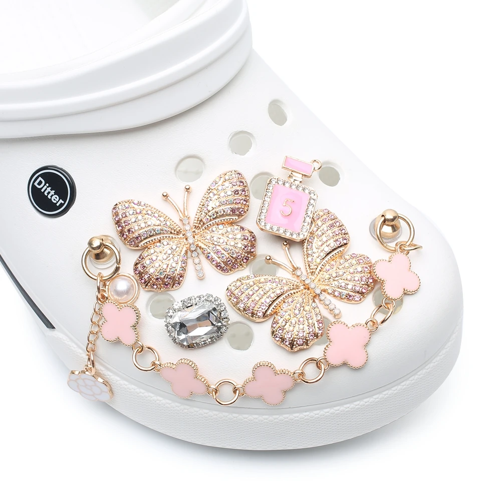 1 шт. Новинка дизайнерская цепочка Брендовая обувь Дизайнерские Кроксы украшения