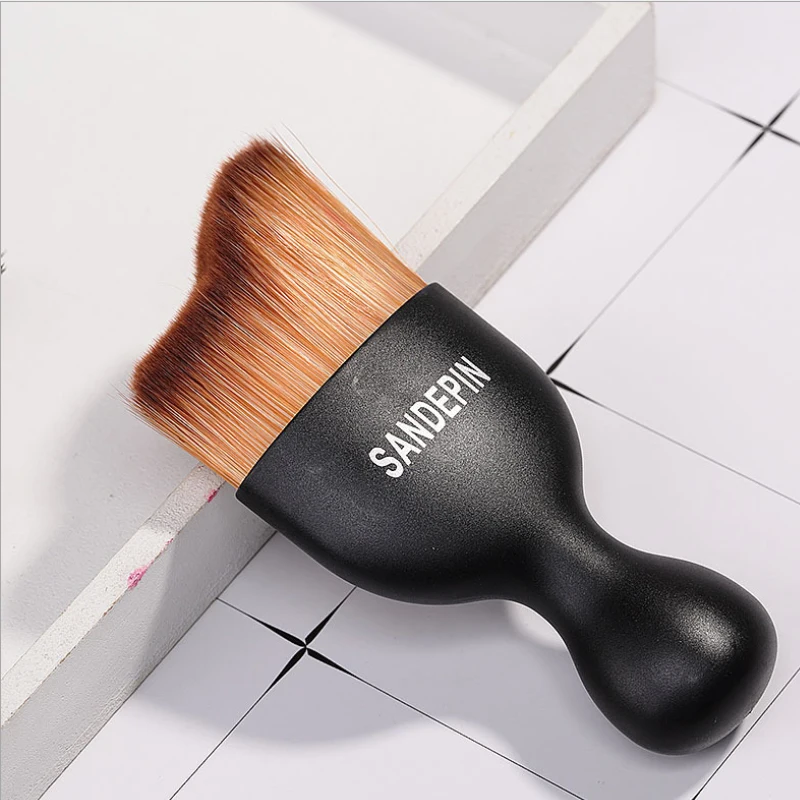 Форма кисти для макияжа волнистая дуговая изогнутая форма волос бокал вина