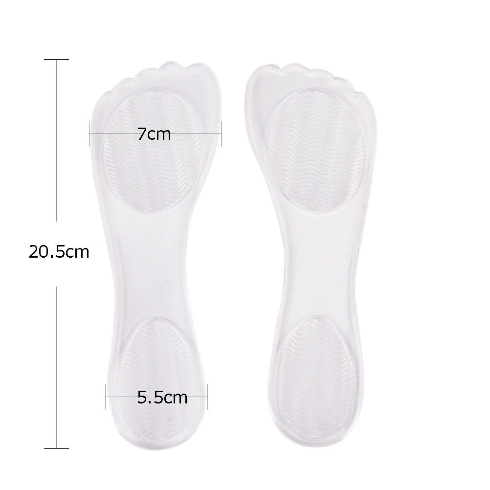 

Silicone Gel Arch Support Insoles Inserts Pads Cushion For Women High Heels Sandals Shock Pad Shoes Accessories 5.5*20.5*7cm