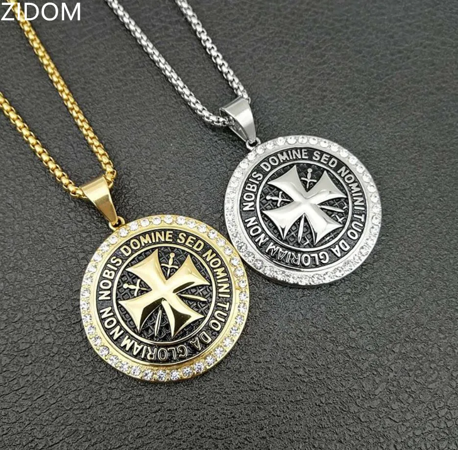 Мужская винтажная подвеска в стиле хип хоп с крестом|Ожерелья подвеской| |