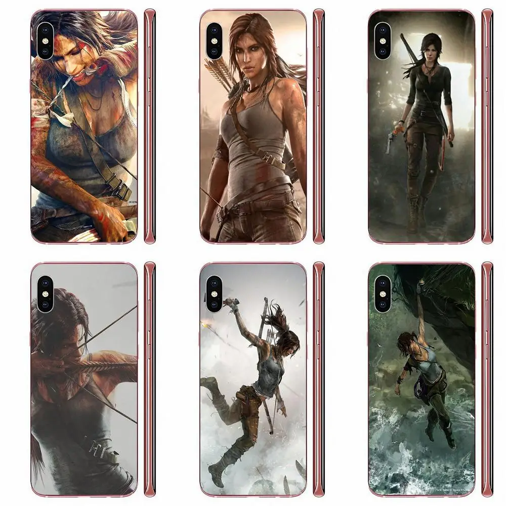 Lara Croft Tomb Raider игра для Apple iPhone 4 4S 5 5C 5S SE SE2 6S 7 8 11 Plus Pro X XS Max XR мягкая