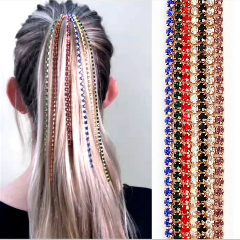 Новинка женские заколки для волос Стразы блестящие плетеные Свадебные