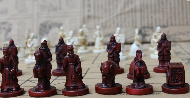 Шахматная доска игры новое качество Традиционный китайский Набор для игры в шахматы смолы шахматные части мягкая шахматная доска архаизмы ретро
