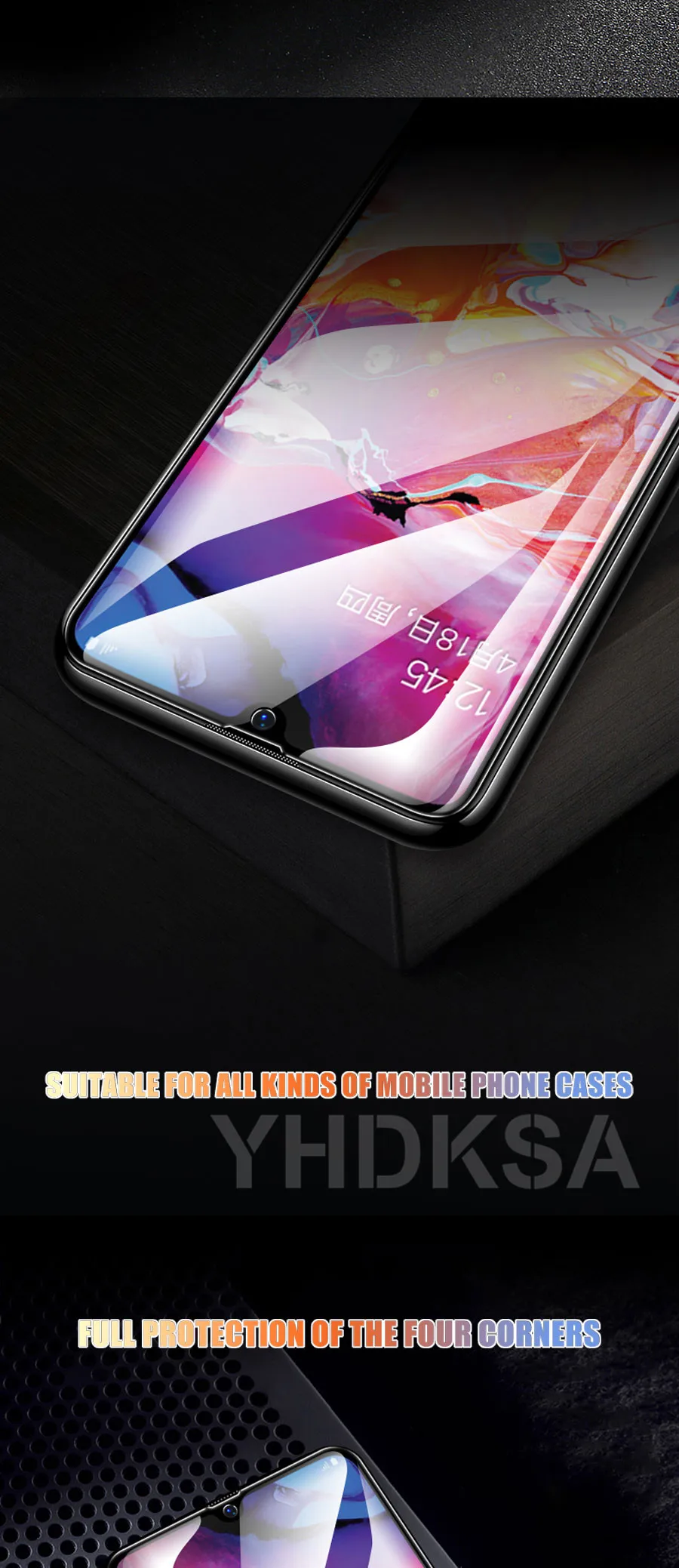 9D изогнутое закаленное Высокопрочное Стекло на samsung Galaxy A30 A50 A10 Экран протектор для A20 A20E A40 A40S A60 A70 A80 A90 M10 M20 M30