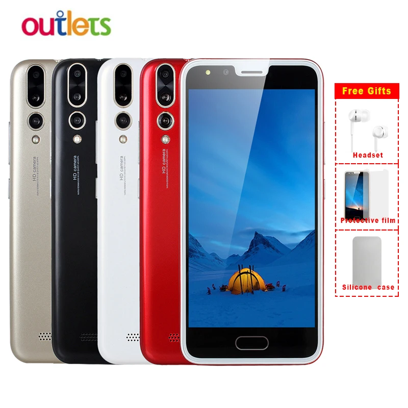 Cectdigi P20 Android 4 512 МБ + 4GBsmartphone 5 0 дюймов Большой экран MTK6572 двухъядерный 3G WCDMA 2.0MP 1500