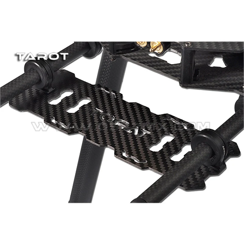 Углерод Tarot волокно под Батарея Монтажная пластина комплект держатель TL96015 для T810