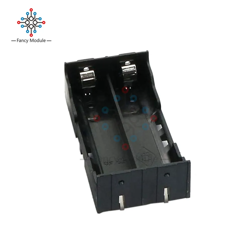 2 слота 3 7 V 18650 Коробка для хранения литиевых батарей пластиковый чехол с булавкой