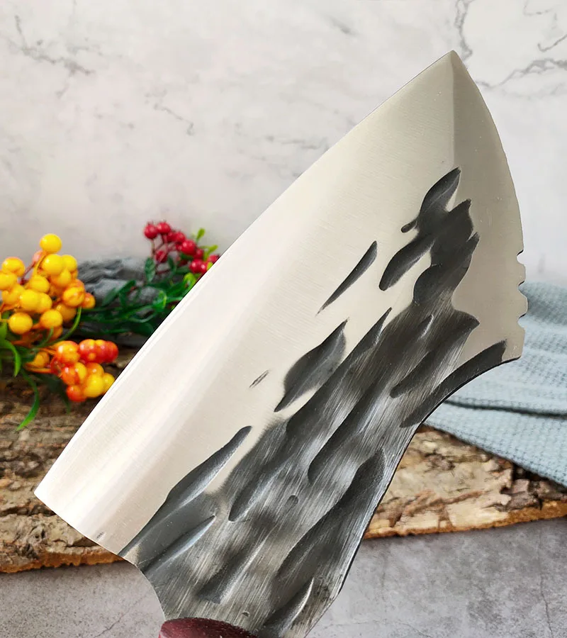 Нож кованый из нержавеющей стали бытовой кухонный резец китайский измельчитель