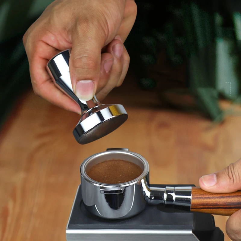 

49/51/53 мм прессованный молоток из нержавеющей стали для наполнения кофе