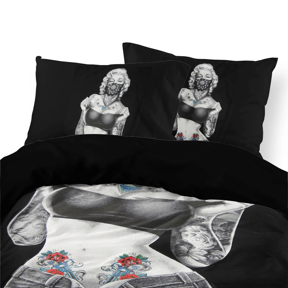 Сексуальный комплект постельного белья Монро пляжный Декор для спальни