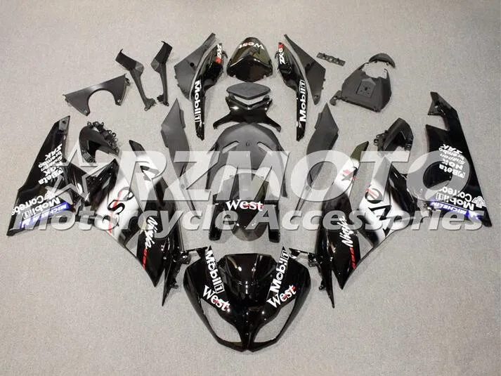 

Injection New ABS Fairings kit Fit for Kawasaki Ninja ZX-6R 636 2009 2010 2011 2012 09 10 11 12 Bodywork set west