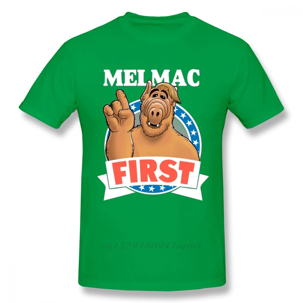 

Novelty ALF Melmac First T Shirt For Male Stylish Design Round Collar Life Form Tee Shirt Plus Size