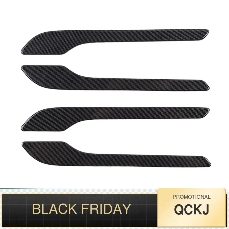 

Heenvn 4PCS Door Handle Wrap Cover For Tesla Model 3 Carbon Fiber Protector Sticker ModelY Accessories Model3 Model Y Three 2020