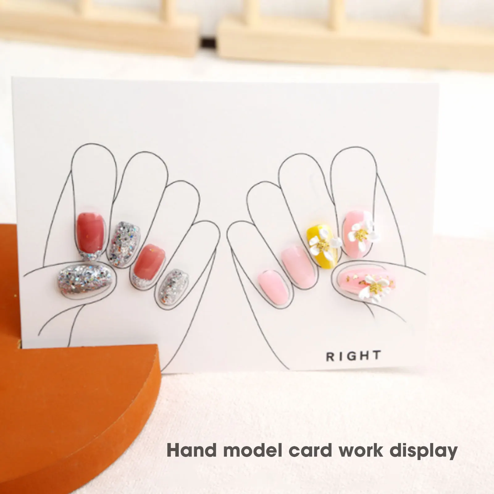 Карточка для ногтей японский дизайн Ins Стиль Одежда фото реквизит фоновая