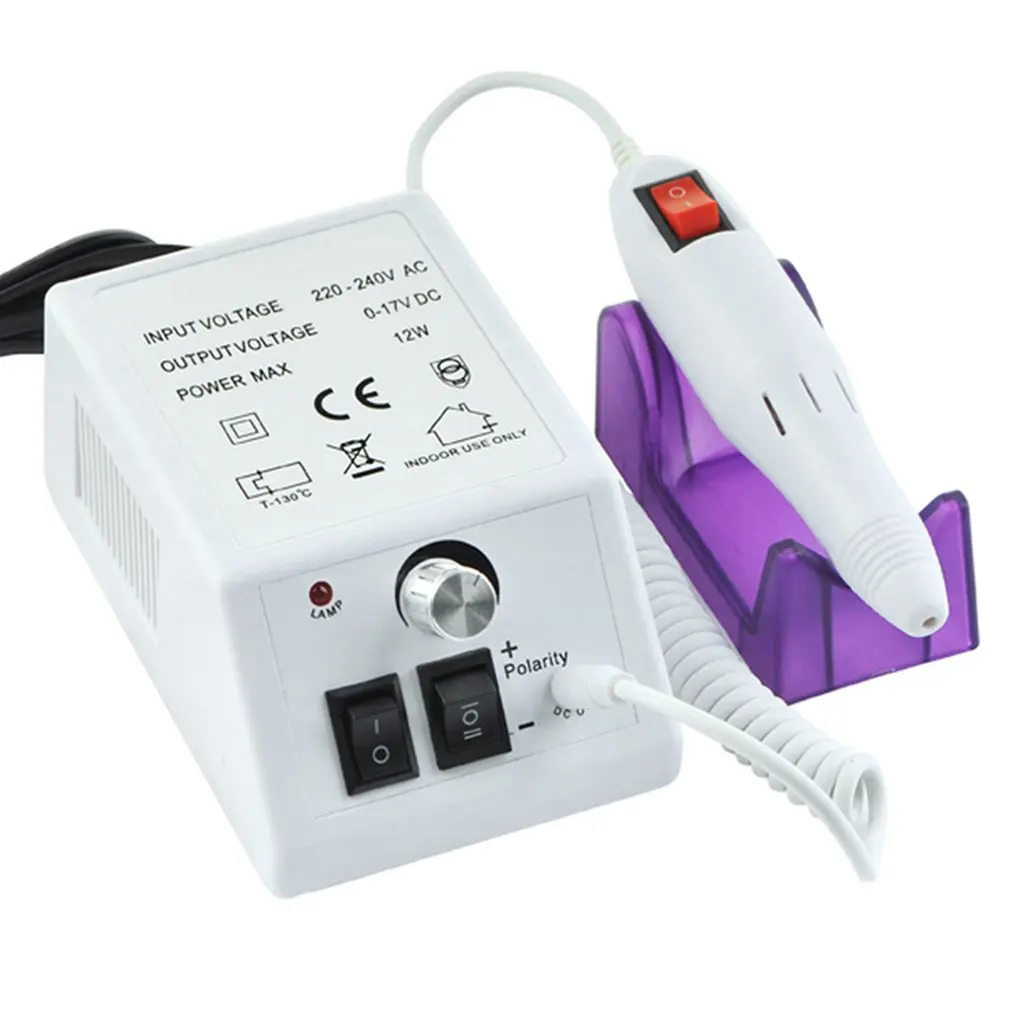 Manicure Grinding Machine Polishing Tool Nail Red Box 2000 Sander Power Piercing Device Polisher White | Красота и здоровье