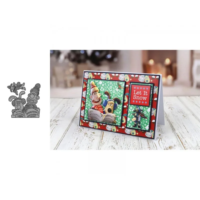 

Metal Cutting Dies Let It Snow Stencil Scrapbooking DIY Album Paper Card Embossing Decor Craft