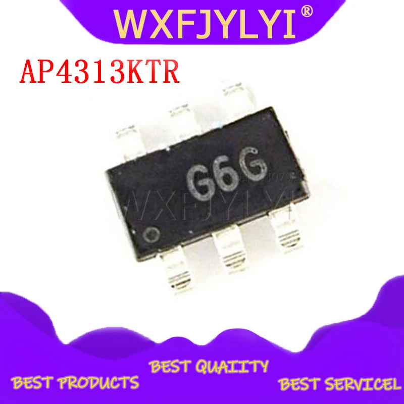 

10 шт. AP4313KTR-G1 СОТ-23 AP4313 SOT23-6 AP4313KTR