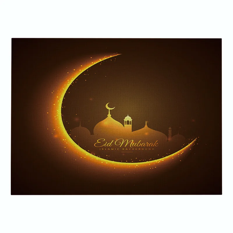 Коврики водонепроницаемые хлопковые льняные мусульманские Ид Аль Фитр Рамадан