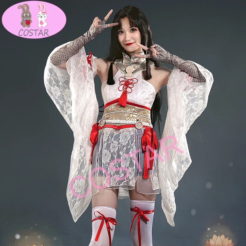 

Аниме! Naraka:Bladepoint Tsuchimikado Hutao, элегантный костюм-кимоно, костюм для косплея, костюм для вечевечерние НКИ на Хэллоуин, одежда для ролевых игр, Но...