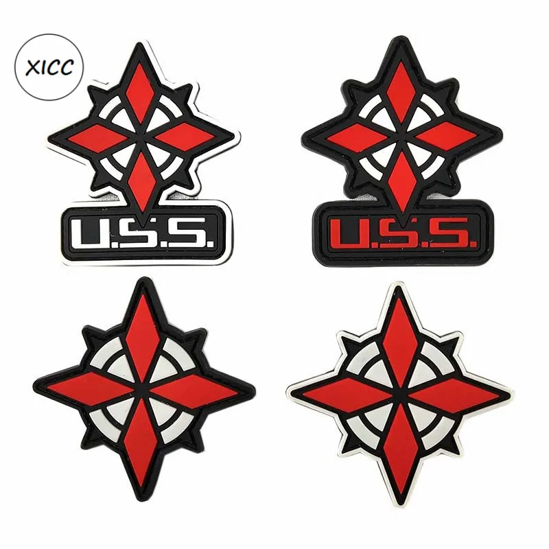 Мягкий силиконовый армейский значок на липучке из ПВХ Экологичная Военная