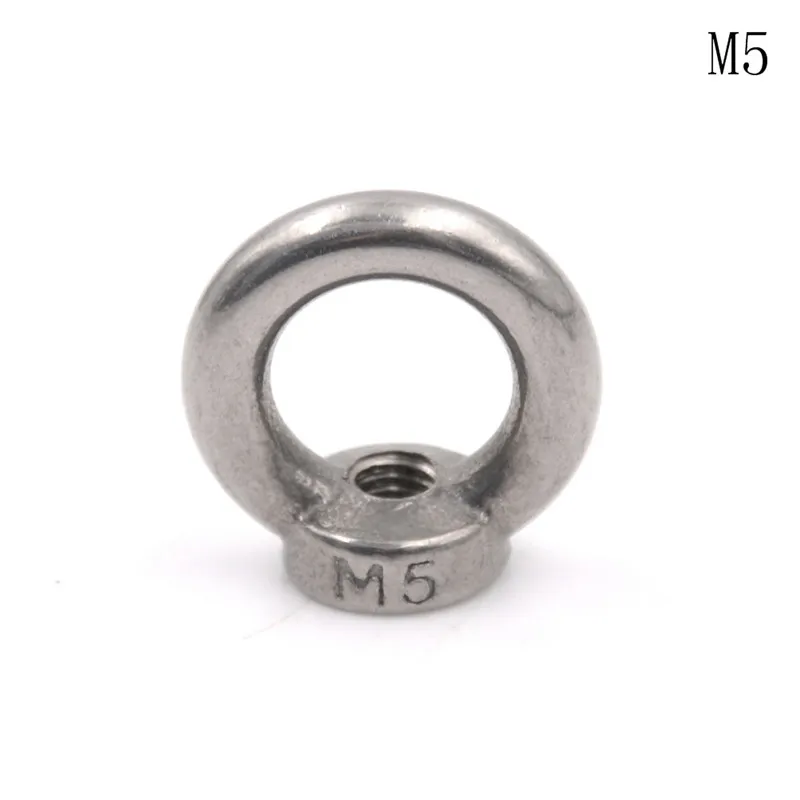 1 шт. M5/M6 глазная гайка из нержавеющей стали морская подъемная кольцевая петля