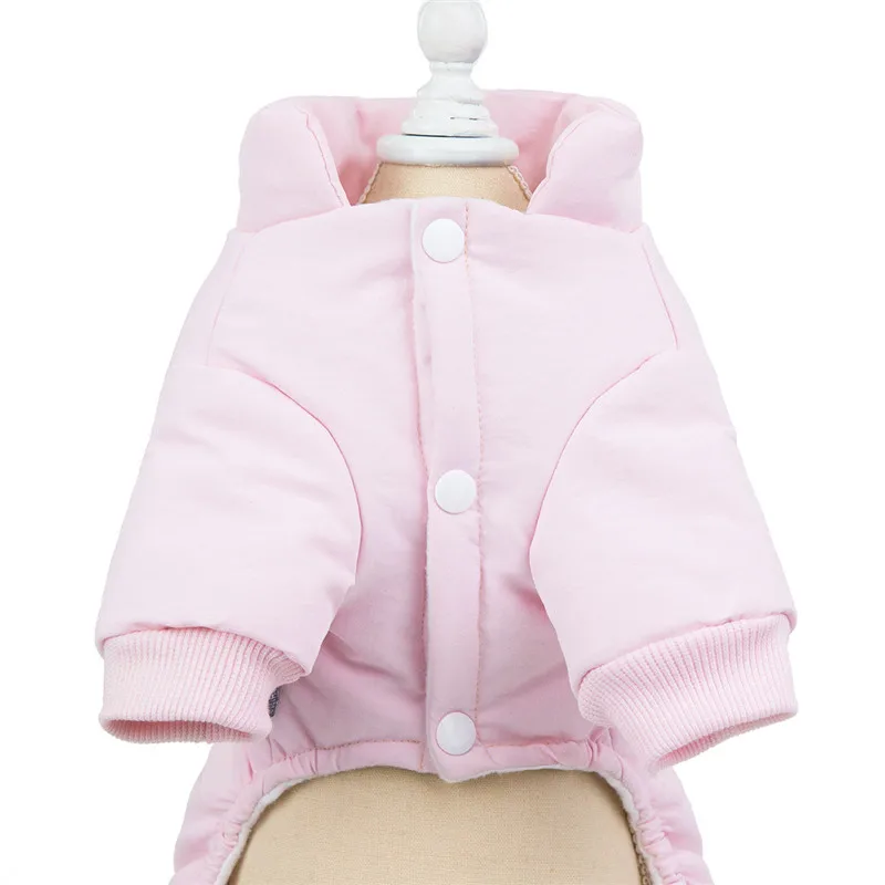 Супертеплый комбинезон для собаки маленьких собак зимняя одежда йоркширских Shih