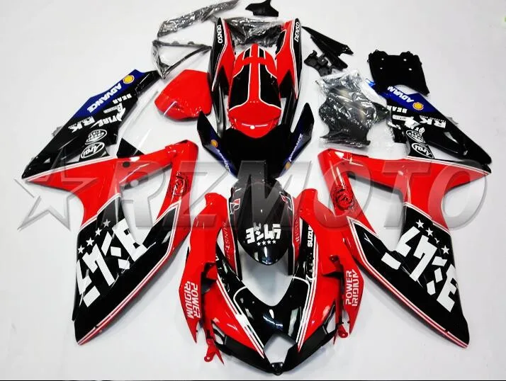 

Новинка (литье под давлением) комплекты обтекателей из АБС-пластика подходят для Suzuki GSXR-600 K8 2008 2009 2010 Обтекатели под заказ