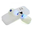 2021 очки для чтения с защитой от сисветильник и клипсой, увеличительное стекло для женщин и мужчин, портативные безободковые очки для дальнозоркости, линзы с клипсой + 1,0-4,0