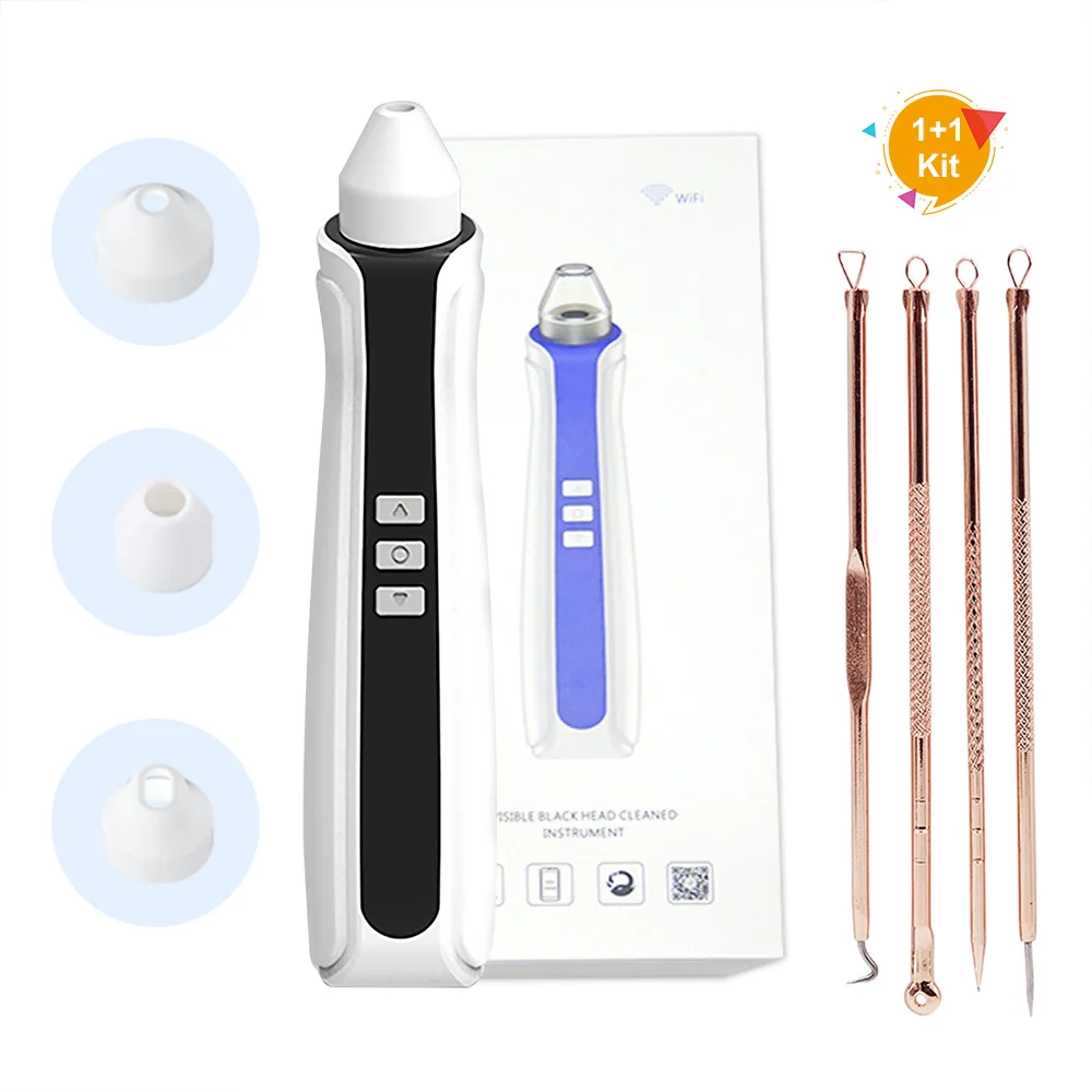 

Visual Blackhead Remover Electric Blackhead Black Point Vacuum Cleaner Black Spots Pore Cleaner Machine Home Use Beauty Tools